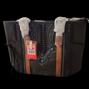 Stylish Black and Brown Men's Bag